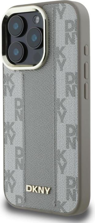 Actual product image DKNY Case Checkered Pattern Magsafe for iPhone 16 Pro beige (Apple iPhone 16 Pro)