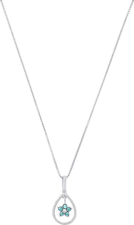 Immagine prodotto zz_ArchivedByPCD_Amor Schmuck_zu_Amor Amor Halsschmuck für Damen, 925 Sterling Silber, Zirkonia synth. | Blume (Argento 925)