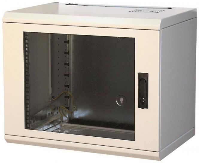 Produktbild Schweitzer EasyFix - Gehäuse - geeignet für Wandmontage - Hellgrau, RAL 7035 - 6U - 48.3 cm (6 HE, 19 Zoll Rack)