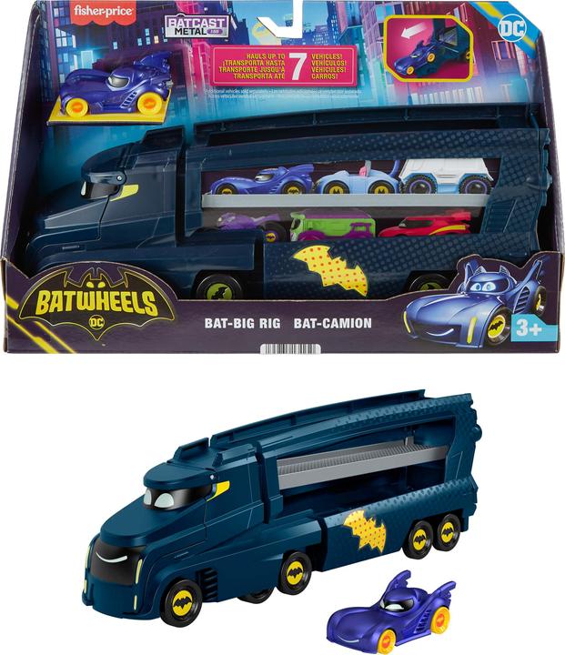 Produktbild Fisher-Price Batwheels Bat-Transporter