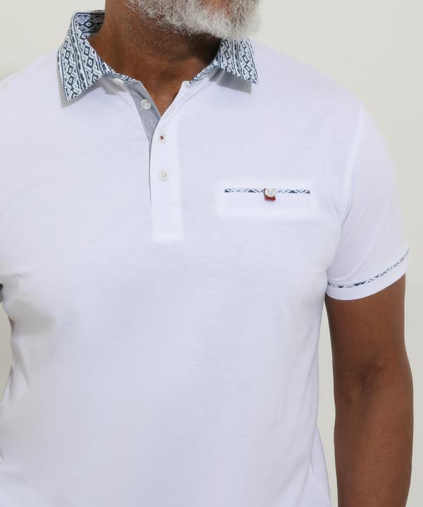 Actual product image Joe Browns Smart Aztec Trim Polo Shirt (S)