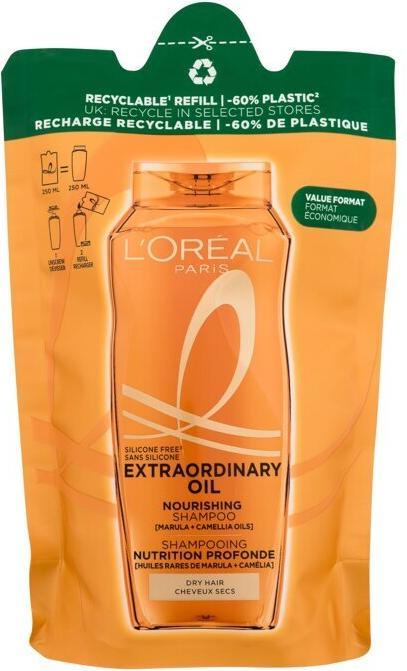 Actual product image L'Oréal Paris Elseve Extraordinary Oil Nourishing Shampoo (250 ml, Liquid shampoo)