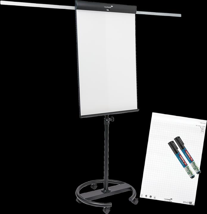 Legamaster SKETCH PRO mobile flipchart round base