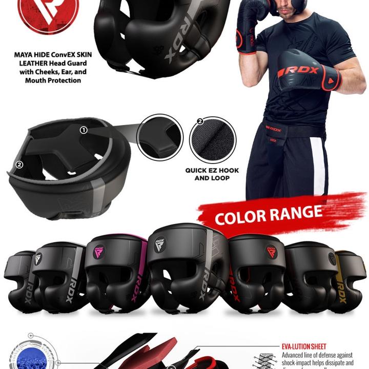 Image du produit Rdx F6 KARA Casque De Boxe (L)