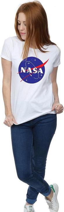 Actual product image Nasa Womens/Ladies Classic Insignia Cotton Logo T-Shirt (L)