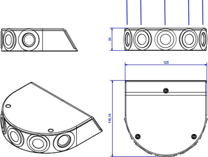 Actual product image Bachmann Socket outlets PIX c.h. PIX HOLDER 2-fold (10 m)