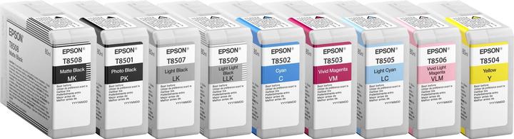 Actual product image Epson T8508 UltraChrome HD (MBK)