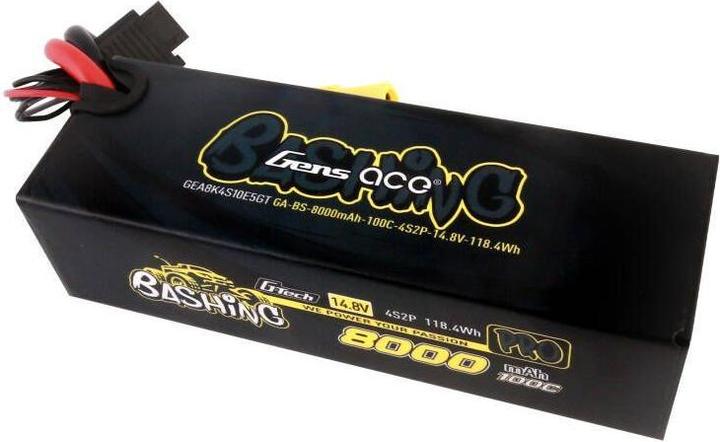 Image du produit Gens Ace Gens ace 8000mAh 14.8V 100C 4S2P Lipo Battery Pack (14.80 V, 8000 mAh)