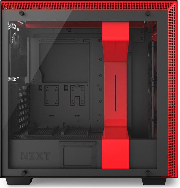 Produktbild NZXT H700i - Red (ATX, mATX, Mini-ITX, E-ATX)