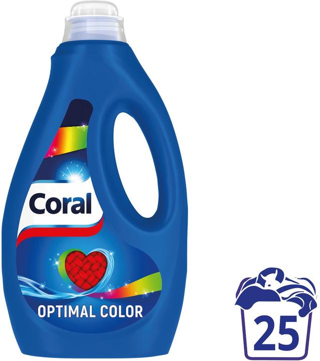Produktbild Coral Optimal Color (25 Waschgänge, Flüssigwaschmittel)