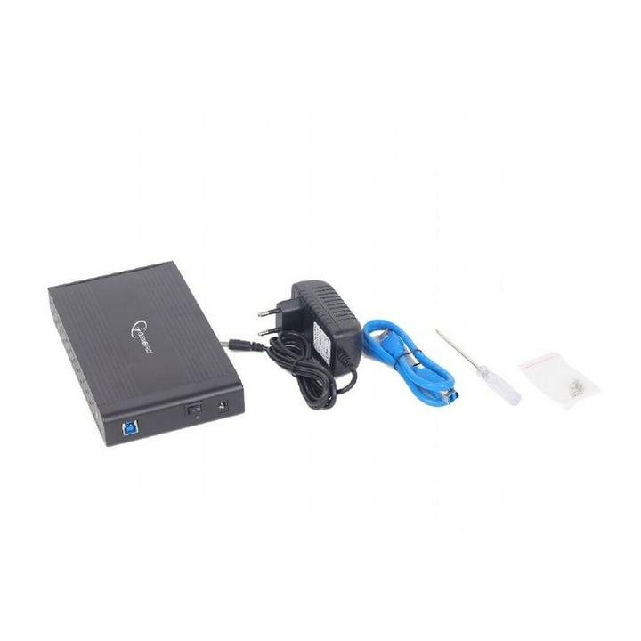 Immagine prodotto Gembird EE3-U3S-3 Contenitore per unità di archiviazione Contenitore per unità disco da 3,5 pollici (3.5")
