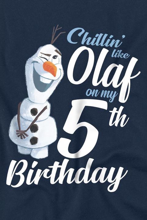 Immagine prodotto Disney Frozen Chillin Like Olaf Maglietta 5° Compleanno Bambini (128)