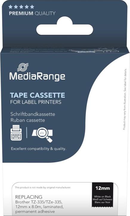 Actual product image MediaRange MRBTZ335 (1.20 cm, Black)