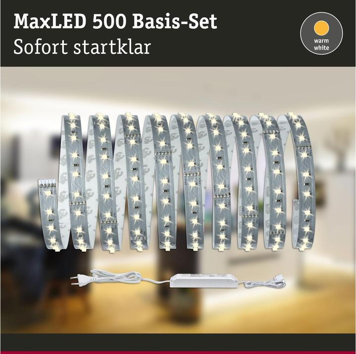 Produktbild Paulmann MaxLED 500 Stripe Set (Warmweiss, 300 cm, Indoor)