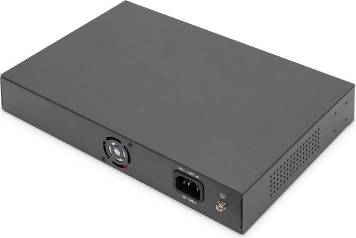 Actual product image Digitus 16+2 Port 10/100/1000 Mbps + 2 Gigabit SFP PoE Switch (18 Ports)