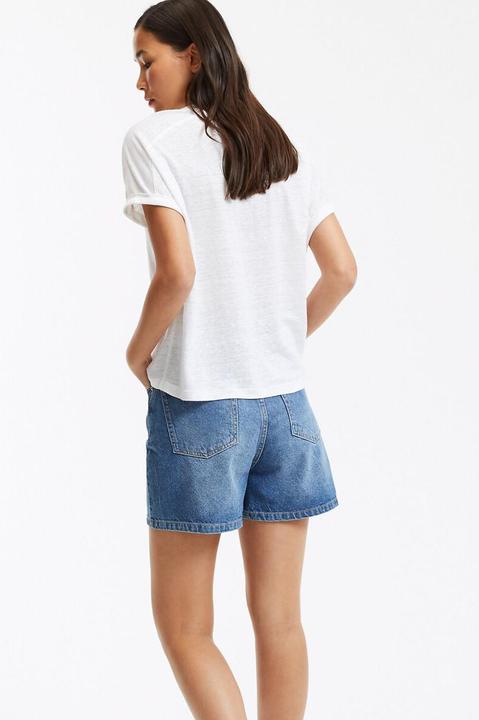 Immagine prodotto La Redoute Collections T-shirt in lino con scollo rotondo (M)
