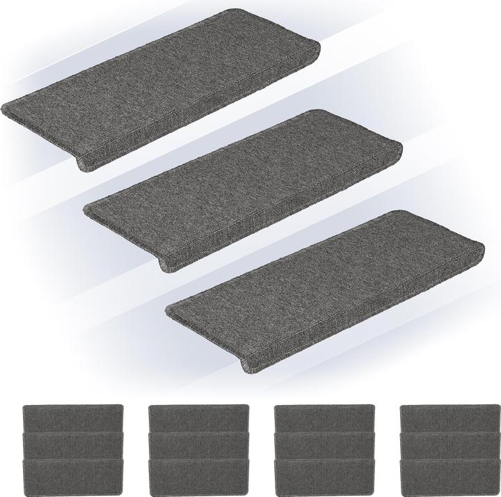 Actual product image Relaxdays 15x Stair-Treads (65 x 24 x 4 cm)