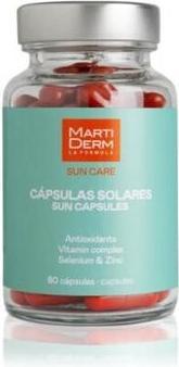 Actual product image Martiderm Sun Care 60 Capsules Sun Protect (Suntan cream)