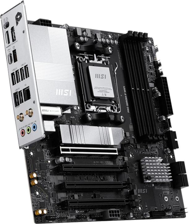 Produktbild MSI Pro B850M-P Wifi (B850,AM5,mATX,DDR5) (AM5, AMD B850, mATX)