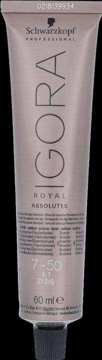 Image du produit Schwarzkopf Professional Igora Royal - 7-50 blond moyen doré naturel (Blond, Or)