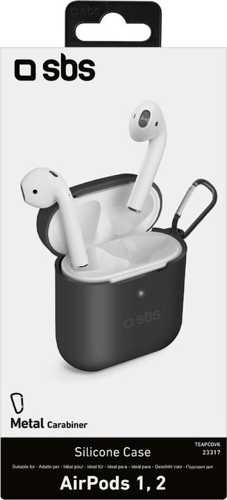 Produktbild SBS Silikon-Etui f?r Apple AirPods 1/2 (Kopfhörer Tasche)