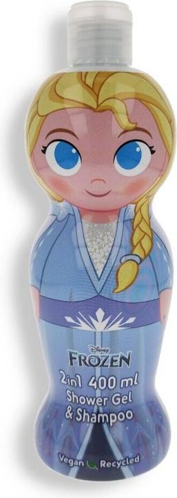 Actual product image Disney Frozen Gel & Shampoo 2 in 1 Elsa For Children (400 ml) (400 ml, Liquid shampoo)
