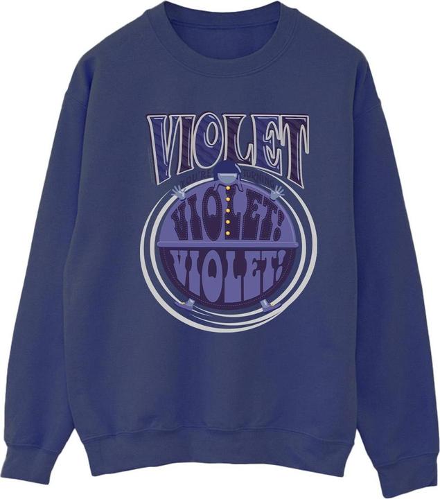Willy Wonka & the Chocolate Factory Violet Turning Violet Sweatshirt