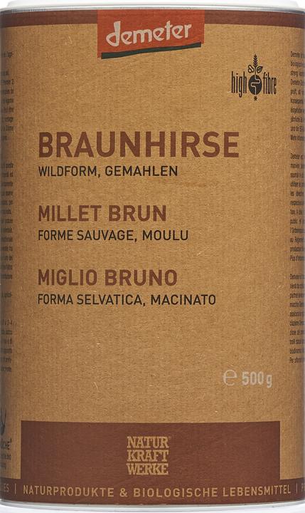 Produktbild NaturKraftWerke Braunhirse wildform gemahlen Demeter (500 g)