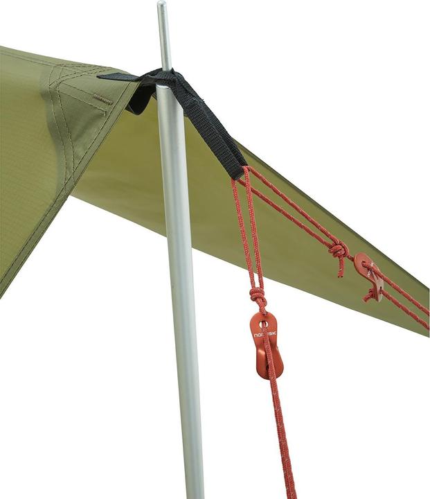 Actual product image Nordisk Voss Diamond PU Tarp with Guy Lines (Tarp, 0.66 kg)