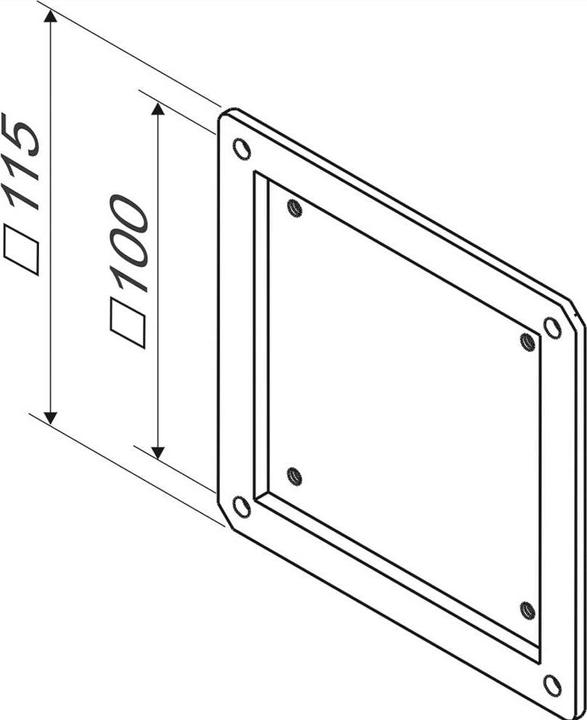 Immagine prodotto Roline Adattatore VESA da 75mm a 100mm (Muro)