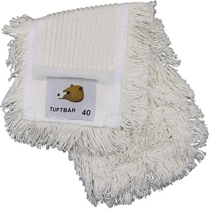 Produktbild Neutralware Wischmopp Tuftbär 21,3x40 cm (BxL) 50 % Baumwolle 50 % Polyester weiss (1 Stk.)