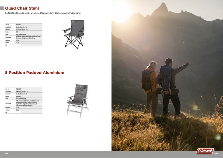 Actual product image Coleman Camping chair