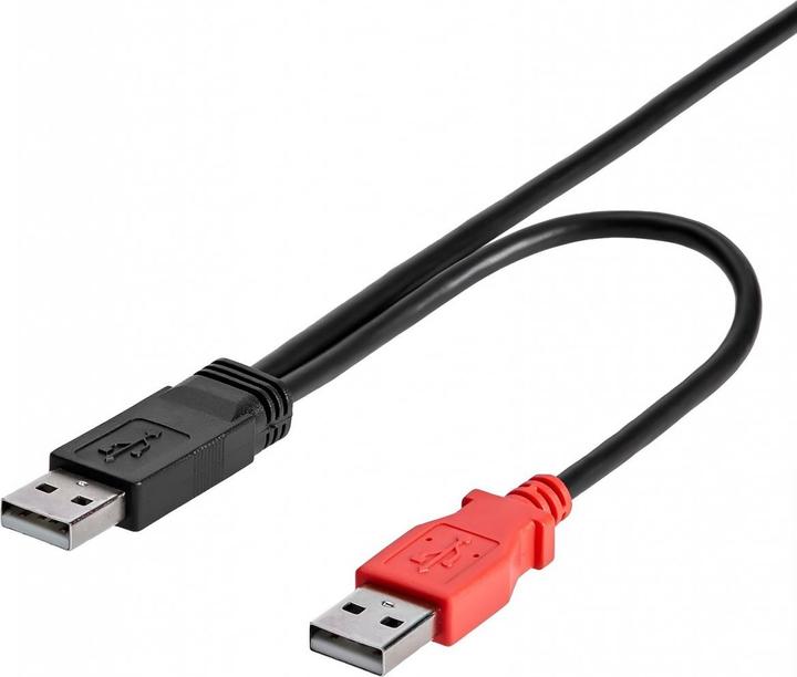 Actual product image StarTech USB Y-cable for external hard drives (0.91 m, USB 2.0)