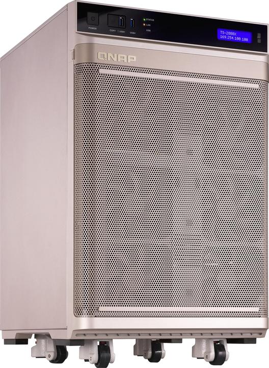Actual product image QNAP TS-2888X-W2123-32G 28-bay Intel Xeon Processor W-2123 4 core DDR4 ECC Max. (0 TB)