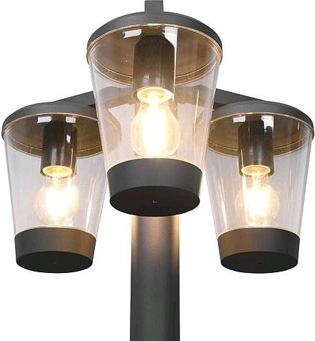 Produktbild Trio IP44 411060342Wegeleuchte anthrazit 'Cavado', 2Teile (E27, IP44)