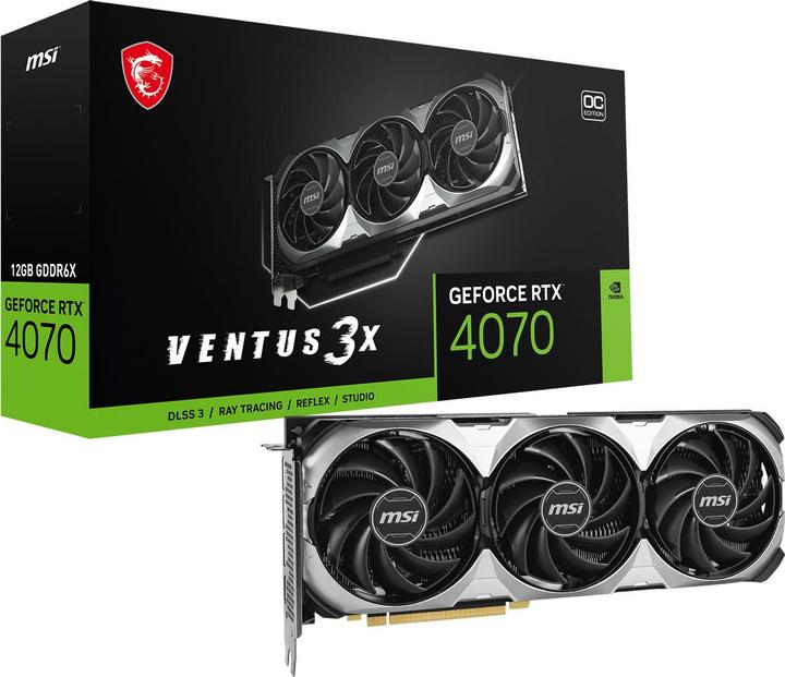 Image du produit MSI RTX 4070 VENTUS 3X E 12G OC (12 Go)