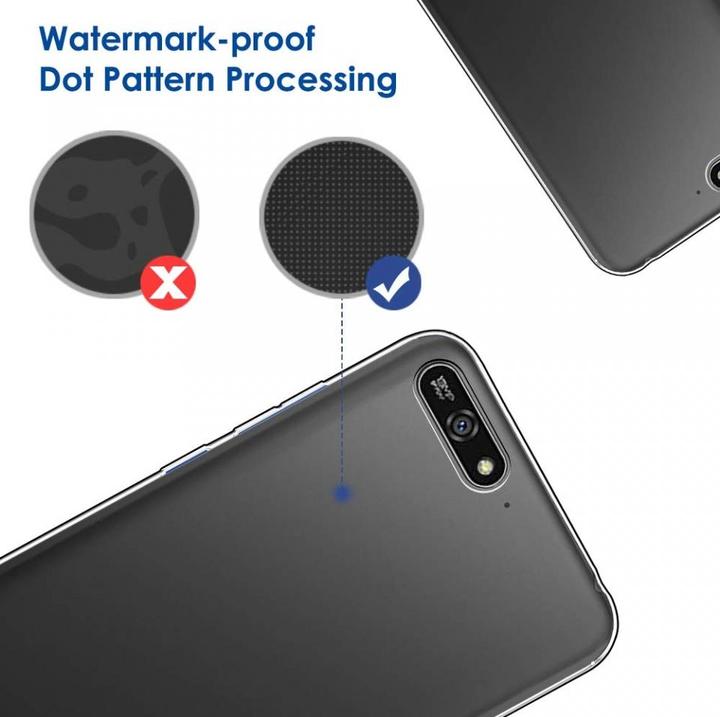 Actual product image Screenguard Huawei Y6 2018 Flexible TPU Clear Case (Huawei Y6 (2018))
