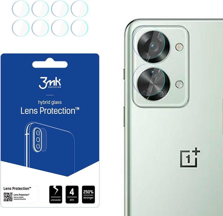 Actual product image 3MK Camera protection glass, camera glass (1 Piece, OnePlus Nord 2T)