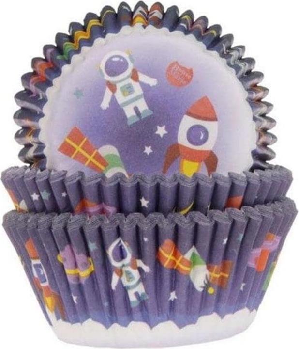 Produktbild House of Marie Muffin Backform Weltall 50 Stück (5 cm)