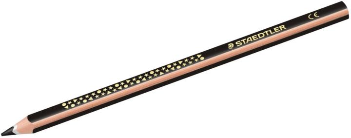 Actual product image Staedtler Noris jumbo 1284 Jumbo coloured pencil, single product, black (Black, 1 x)