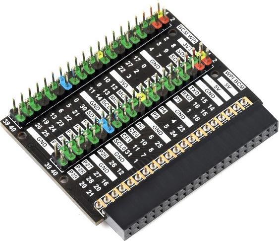 WaveShare Dual GPIO expansion card for Raspberry Pi 400 (Electronics kit)