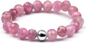 Agato Mineral Ring With Pink Tourmaline Pol-R19 (52)