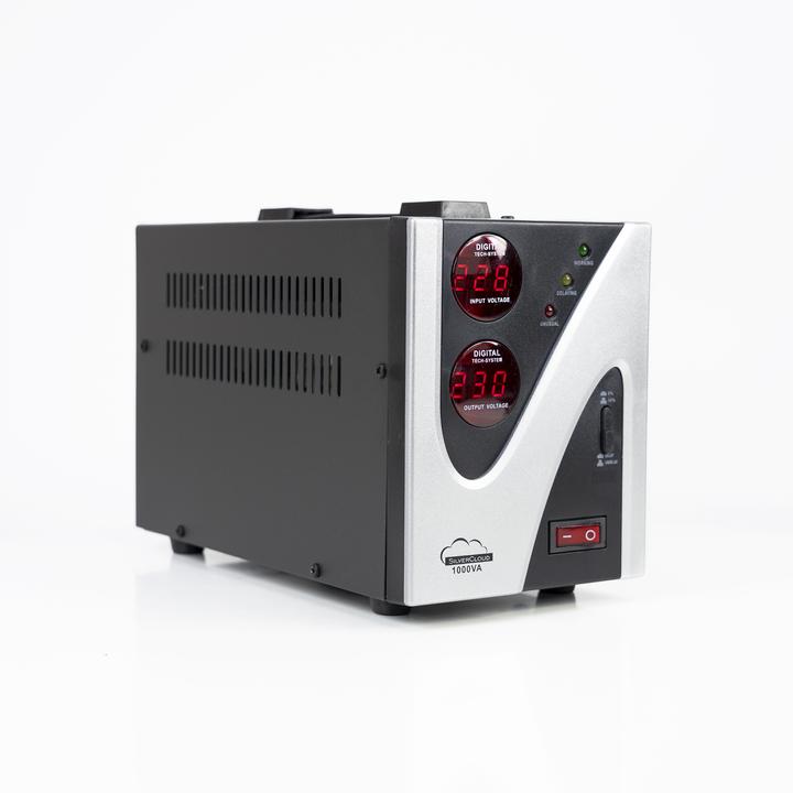 Actual product image SilverCloud Voltage stabiliser 1000VA 600W 4.5A (1000 VA, 600 W, Online double converter UPS)