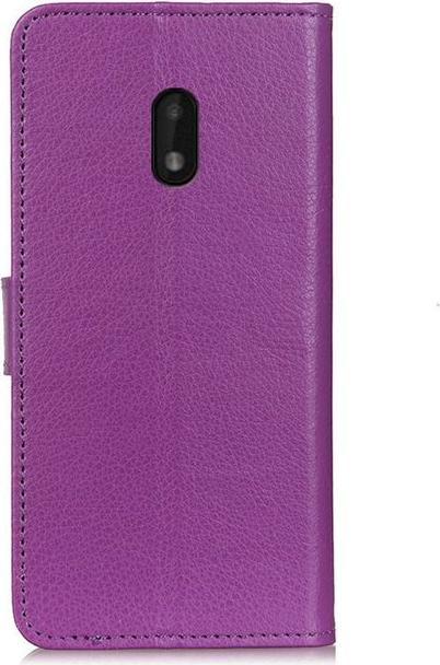Immagine prodotto MU Classic Serie di copertine per libri in pelle Litchi (Nokia C1 Plus)
