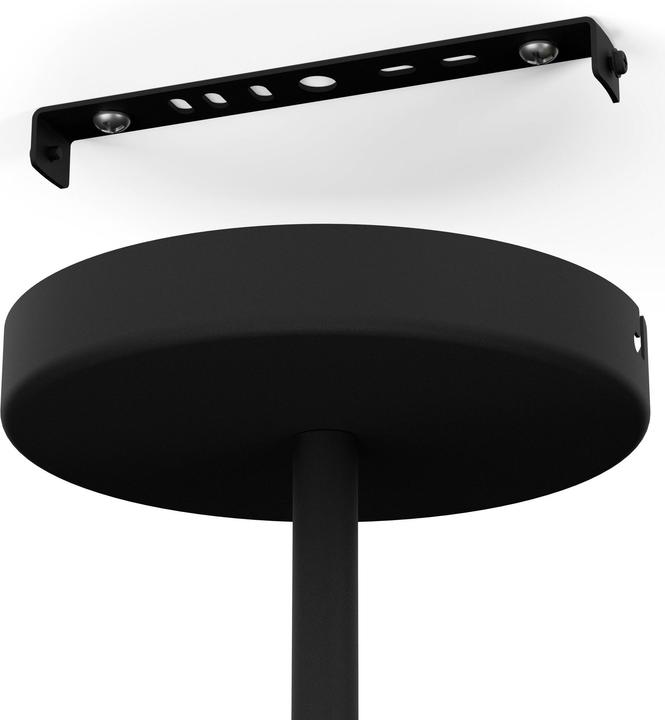 Produktbild EGLO Pendelleuchte Stahl 1-flammig Hx 1100x220 mm Narices schwarz/gold/messing (E27, 0 lm)