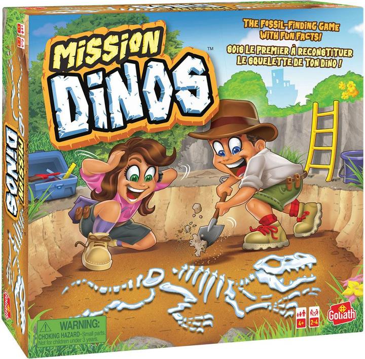 Productafbeelding Goliath Toys Dig em Up Dino's - Bordspel voor kinderen