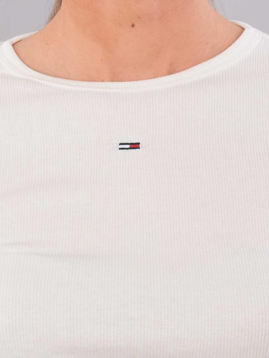 Actual product image Tommy Jeans Tjw Slim Essential Rib Ls (S)