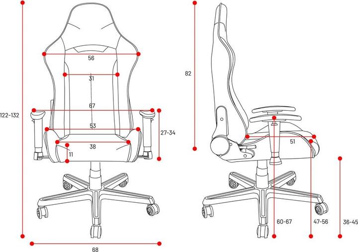 Actual product image Diablo Fotel gamingowy X-ST4RTER fotel granatowy
