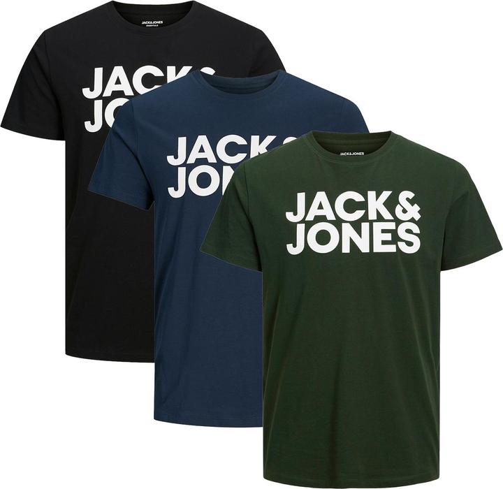 Actual product image Jack & Jones 3er Pack Corp T-Shirt (M)