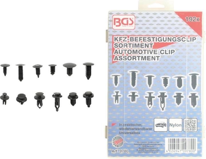 Image du produit BGS Assortiment de clips de fixation automobile